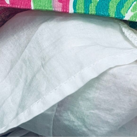 Lilly Pulitzer Dress Mila Shift Embroidery Multi All Nighter Flamingo Back/Zip 0 - Picture 14 of 16